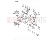 SUZUKI RM250 X (1999) -1981 28 - CUSHION LEVER