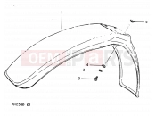 SUZUKI RM250 Z (1982) 29 - FRONT FENDER