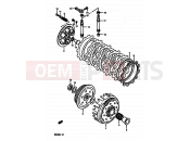 SUZUKI RM250 G (1986) 17 - CLUTCH