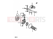 SUZUKI RM250 G (1986) 38 - RIGHT HANDLE SWITCH