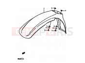 SUZUKI RM250 G (1986) 35 - FRONT FENDER