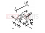 SUZUKI RM250 G (1986) 45 - REAR SWINGING ARM (MODEL G)