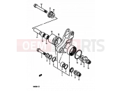 SUZUKI RM250 G (1986) 49 - CUSHION LEVER (MODEL G)