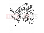 SUZUKI RM250 H (1987) 46 - REAR SWINGING ARM (MODEL H)