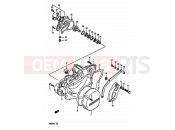 SUZUKI RM250 J (1988) 4 - CRANKCASE COVER-WATER PUMP