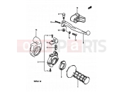SUZUKI RM250 J (1988) 27 - RIGHT HANDLE SWITCH