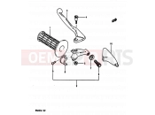 SUZUKI RM250 J (1988) 28 - LEFT HANDLE SWITCH