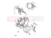 SUZUKI RM250 K (1989) (E02,E04,E24) 4 - CRANKCASE COVER-WATER PUMP (MODEL K)