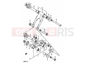 SUZUKI RM250 K (1989) (E02,E04,E24) 33 - CUSHION LEVER (MODEL K)