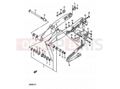 SUZUKI RM250 L (1990) (E02,E04,E24) 31 - REAR SWINGING ARM (MODEL K/L)