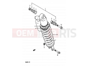 SUZUKI RM250 L (1990) (E02,E04,E24) 32A - SHOCK ABSORBER (MODEL L)