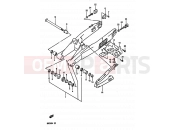 SUZUKI RM250 M (1991) (E02,E04,E24) 31A - REAR SWINGING ARM (MODEL M)