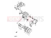 SUZUKI RM250 M (1991) (E02,E04,E24) 36B - REAR CALIPERS (MODEL M)