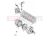 SUZUKI RM250 N (1992) (E02,E04,E24) 10A - CLUTCH (MODEL N)