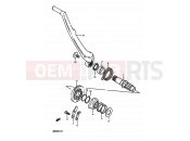 SUZUKI RM250 N (1992) (E02,E04,E24) 13 - KICK STARTER