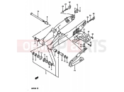 SUZUKI RM250 N (1992) (E02,E04,E24) 31B - REAR SWINGING ARM (MODEL N)