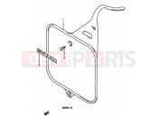 SUZUKI RM250 N (1992) (E02,E04,E24) 38A - FRONT NUMBER PLATE (MODEL N)