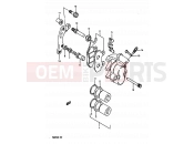 SUZUKI RM250 N (1992) (E02,E04,E24) 28A - FRONT CALIPER (MODEL M/N)