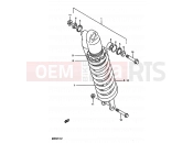 SUZUKI RM250 N (1992) (E02,E04,E24) 32C - SHOCK ABSORBER (MODEL N)