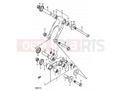 SUZUKI RM250 N (1992) (E02,E04,E24) 33C - CUSHION LEVER (MODEL N)