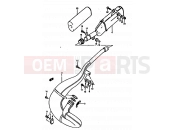 SUZUKI RM250 P (1993) (E02,E04,E24) 8 - MUFFLER