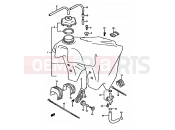 SUZUKI RM250 P (1993) (E02,E04,E24) 19 - FUEL TANK (MODEL P/R)