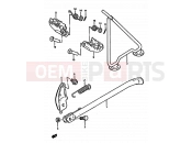 SUZUKI RM250 P (1993) (E02,E04,E24) 17 - STAND-FOOTREST