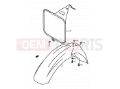 SUZUKI RM250 R (1994) (E02,E04,E24) 23 - FRONT FENDER