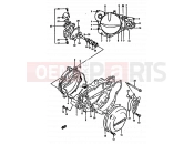 SUZUKI RM250 S (1995) (E02,E04,E24,P37) 4A - CRANKCASE COVER (MODEL R/S)