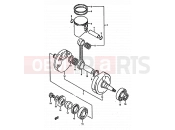 SUZUKI RM250 S (1995) (E02,E04,E24,P37) 5A - CRANKSHAFT (MODEL R/S)
