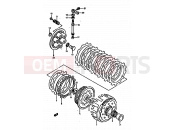 SUZUKI RM250 S (1995) (E02,E04,E24,P37) 10A - CLUTCH (MODEL R/S)