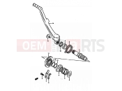 SUZUKI RM250 S (1995) (E02,E04,E24,P37) 13 - KICK STARTER