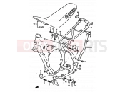 SUZUKI RM250 S (1995) (E02,E04,E24,P37) 16A - FRAME-SEAT (MODEL R/S)