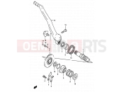 SUZUKI RM250 T (1996) (E02,E04,E24) 13 - KICK STARTER