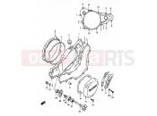 SUZUKI RM250 V (1997) (E02,E04,E24) 4 - CRANKCASE COVER- WATER PUMP
