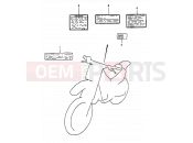 SUZUKI RM250 Y (2000) (E02,E04,E24) 26 - LABEL