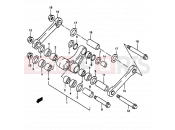 SUZUKI RM250 Y (2000) (E02,E04,E24) 35B - REAR CUSHION LEVER (MODEL Y)