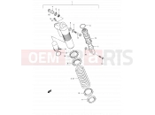 SUZUKI RM250 K2 (2002) (E02,E04,E24) 34 - REAR SHOCK ABSORBER