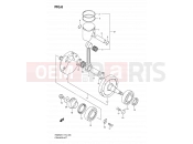 SUZUKI RM250 K7 (2007) (E19) 6 - CRANKSHAFT