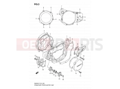 SUZUKI RM250 K8 (2008) (E19) 5 - CRANKCASE COVER-WATER PUMP