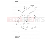SUZUKI RM250 K8 (2008) (E19) 26 - REAR FENDER