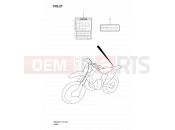 SUZUKI RM250 K8 (2008) (E19) 27 - LABEL