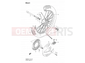 SUZUKI RM250 K8 (2008) (E19) 31 - FRONT WHEEL