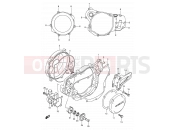 SUZUKI RM250 K1 (2001) (E03,E28) 4 - CRANKCASE COVER- WATER PUMP (MODEL K1/K2)
