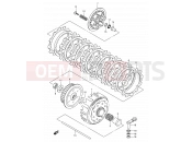 SUZUKI RM250 K1 (2001) (E03,E28) 10 - CLUTCH (MODEL K1/K2)