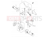 SUZUKI RM250 K1 (2001) (E03,E28) 24 - HANDLE LEVER (MODEL K1/K2/K3)