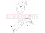 SUZUKI RM250 K5 (2005) (E03,E28) 22A - FRONT FENDER (MODEL K4/K5/K6)
