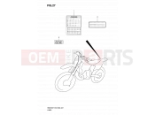 SUZUKI RM250 K7 (2007) (E03,E28,E33) 27 - LABEL