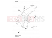 SUZUKI RM250 K8 (2008) (E03,E28,E33) 26 - REAR FENDER