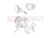 SUZUKI RM250 K (1989) (E03,E28,E33) 4A - CRANKCASE COVER - WATER PUMP (MODEL L/M/N)
